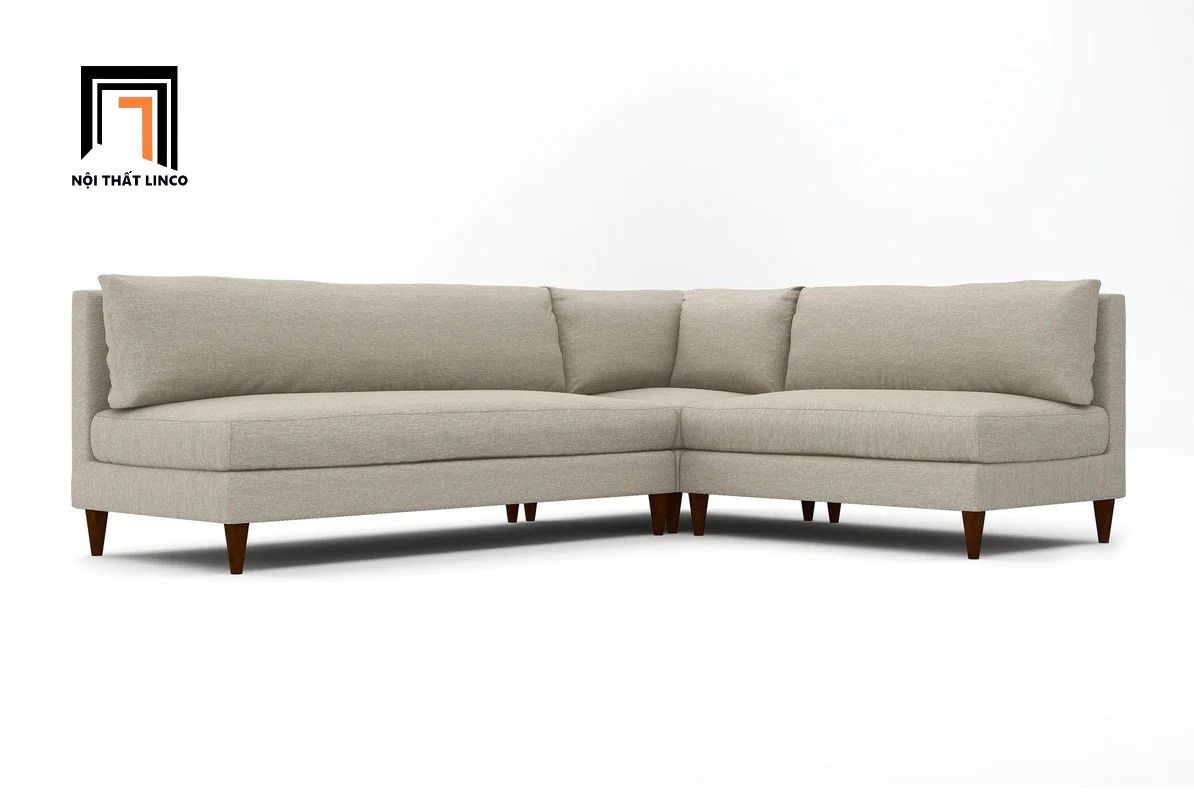 Bộ ghế sofa góc L xoay chiều 2m2 x 1m8 phòng khách gia đình