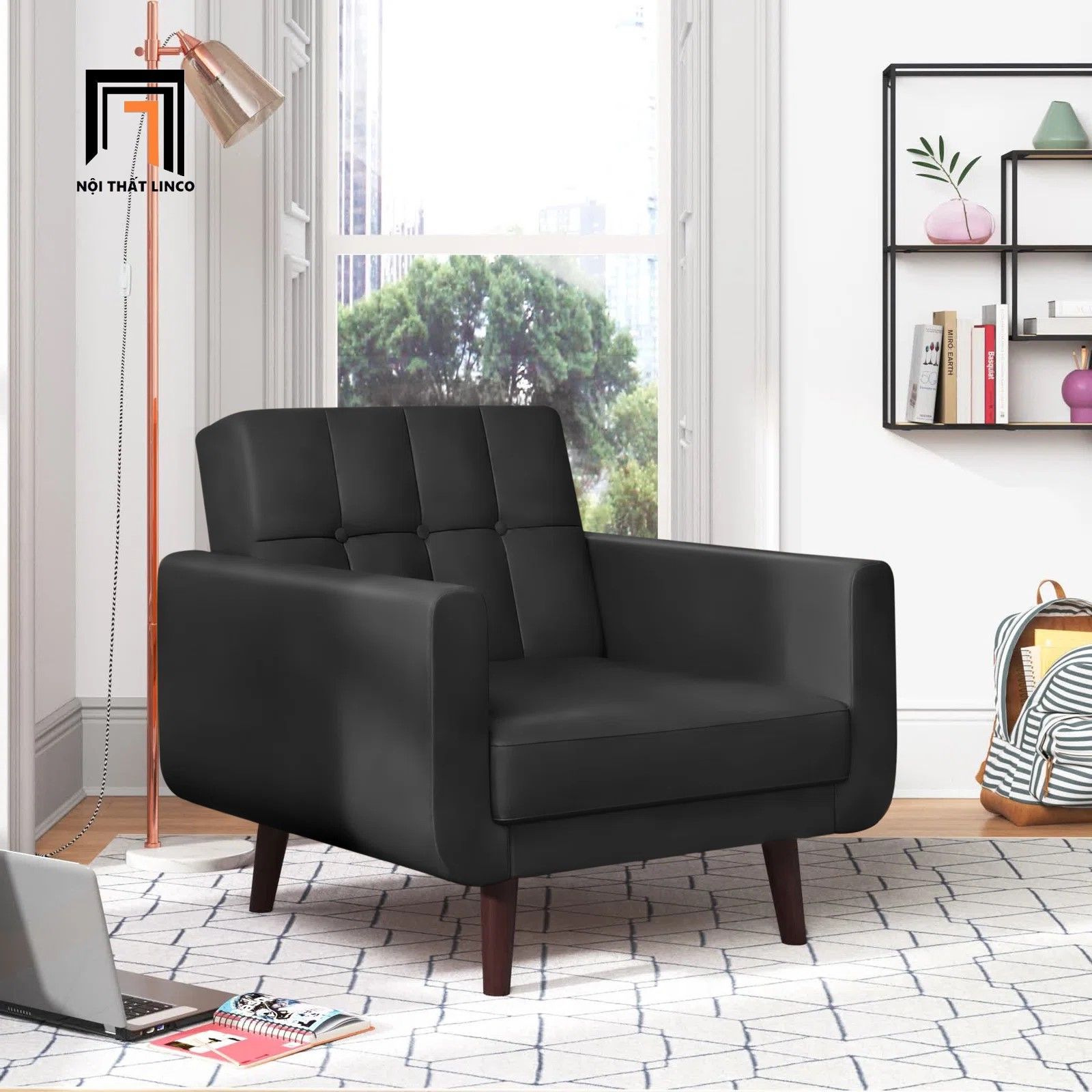 Bộ ghế sofa văn phòng KT12 Gaige da công nghiệp giá rẻ