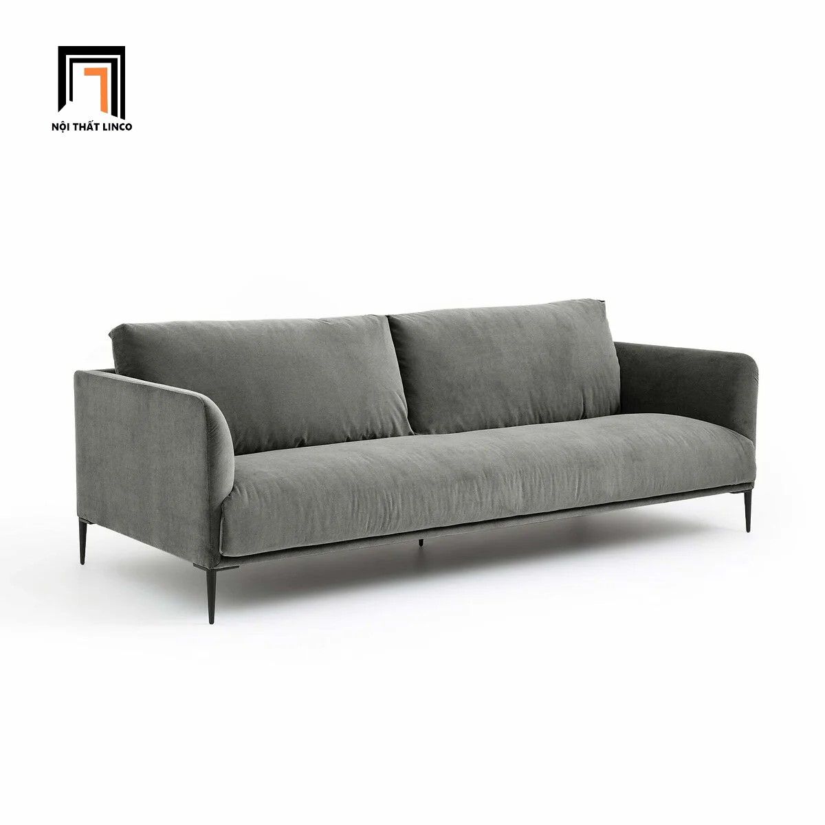Ghế sofa văng vải nỉ nhung 2m BT90 Zetel cho căn hộ nhỏ gọn