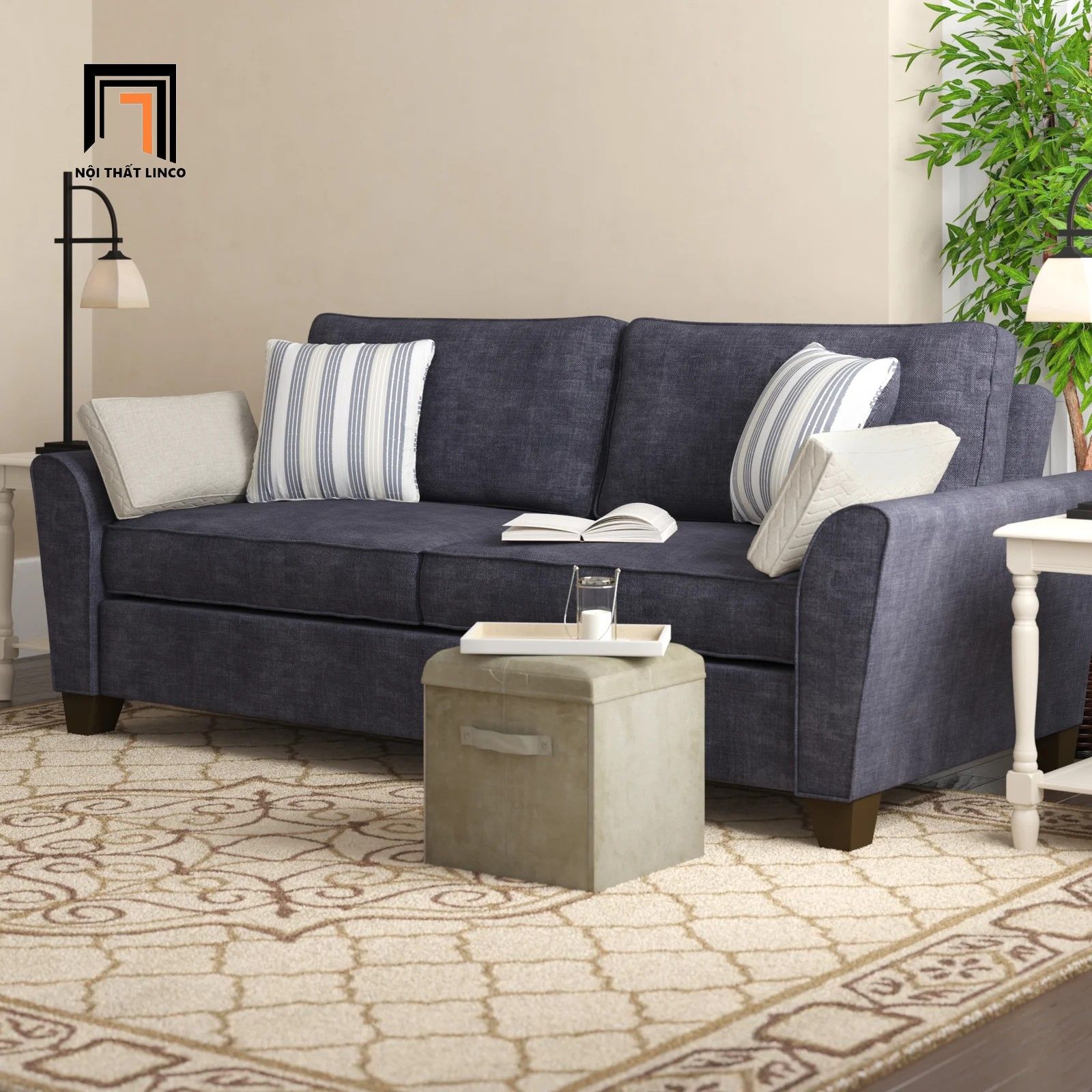 Bộ ghế sofa gia đình sang trọng KT4 Eaker cho văn phòng tiếp khách