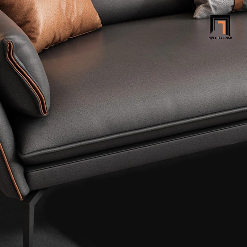 Ghế sofa góc chữ L hiện đại GT220 Elsin 3m x 1m6 da giả Pu