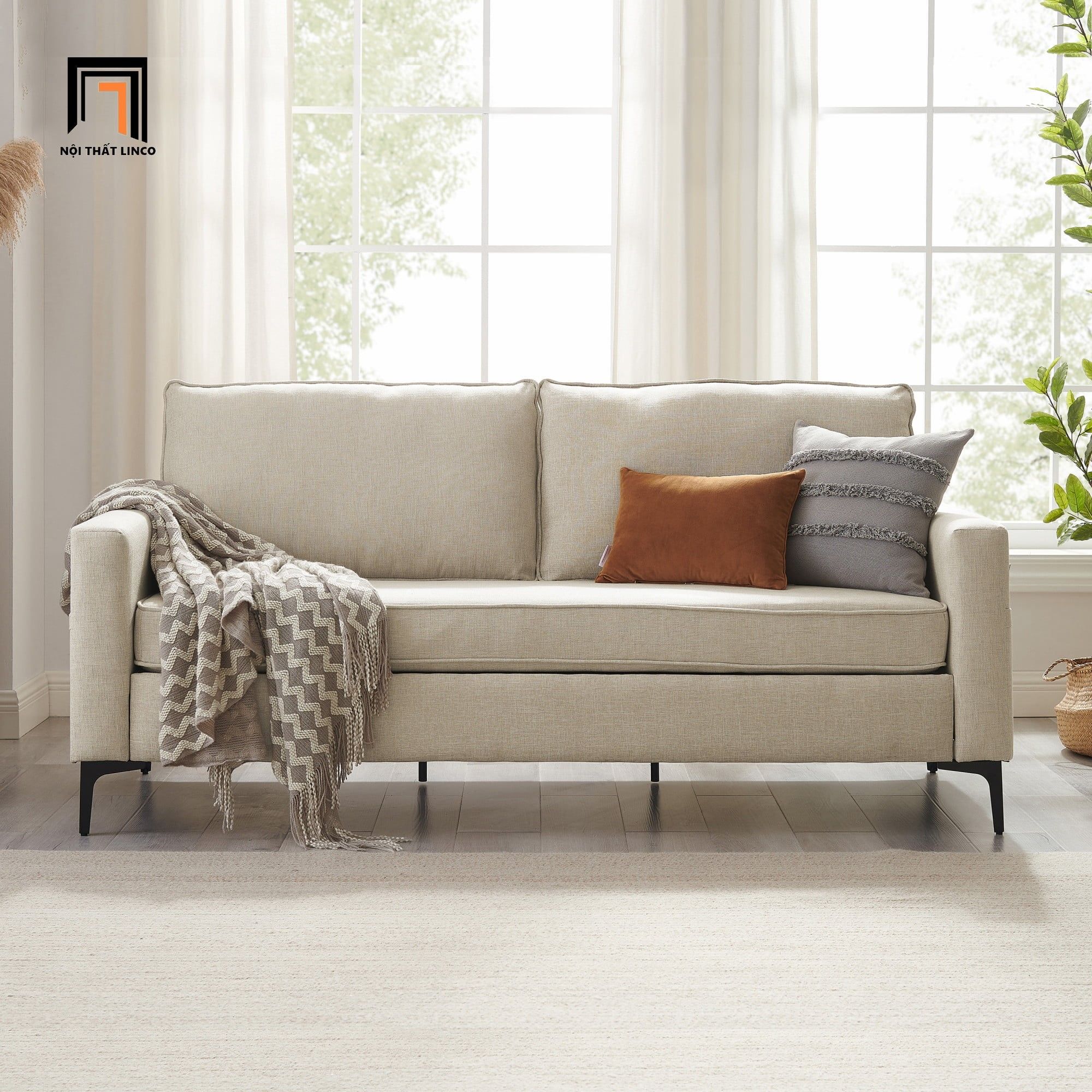Ghế sofa băng dài 1m9 BT52 Larissa cho căn hộ chung cư