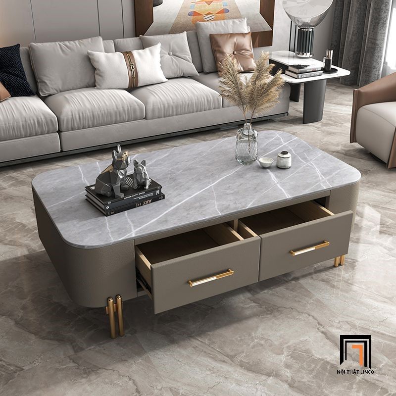 Bàn sofa hình hộp chữ nhật 1m x 55 BSF5 Stonis cho gia đình