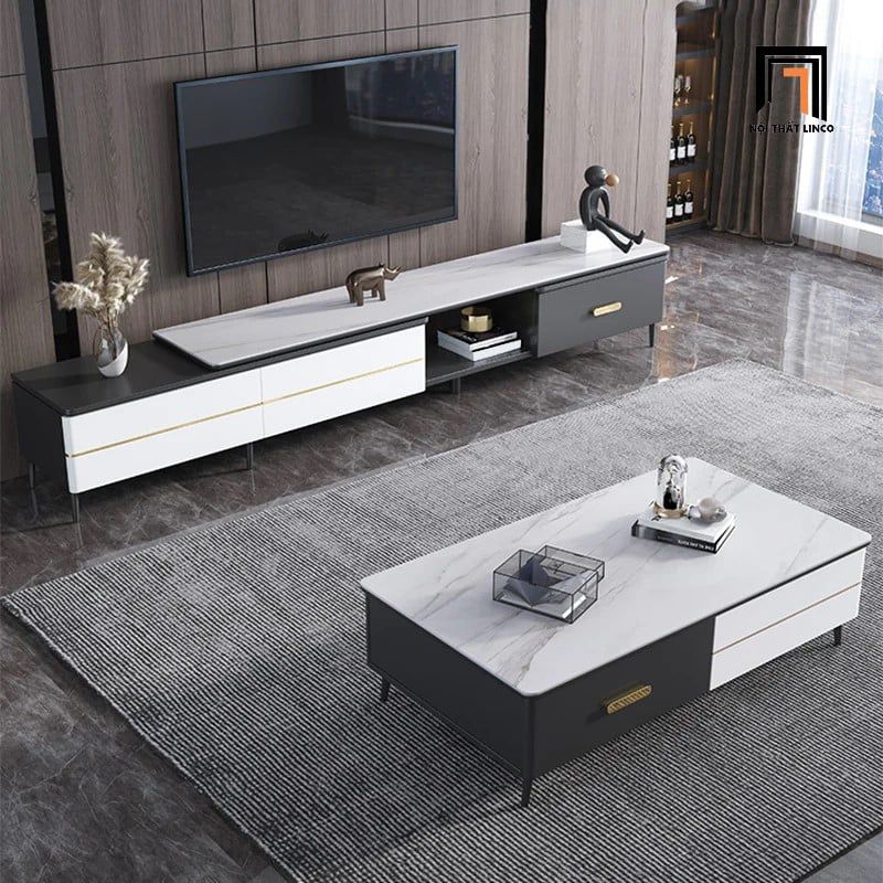 Bàn sofa chữ nhật 1m x 50 mặt đá sang trọng BSF46 Lamoa