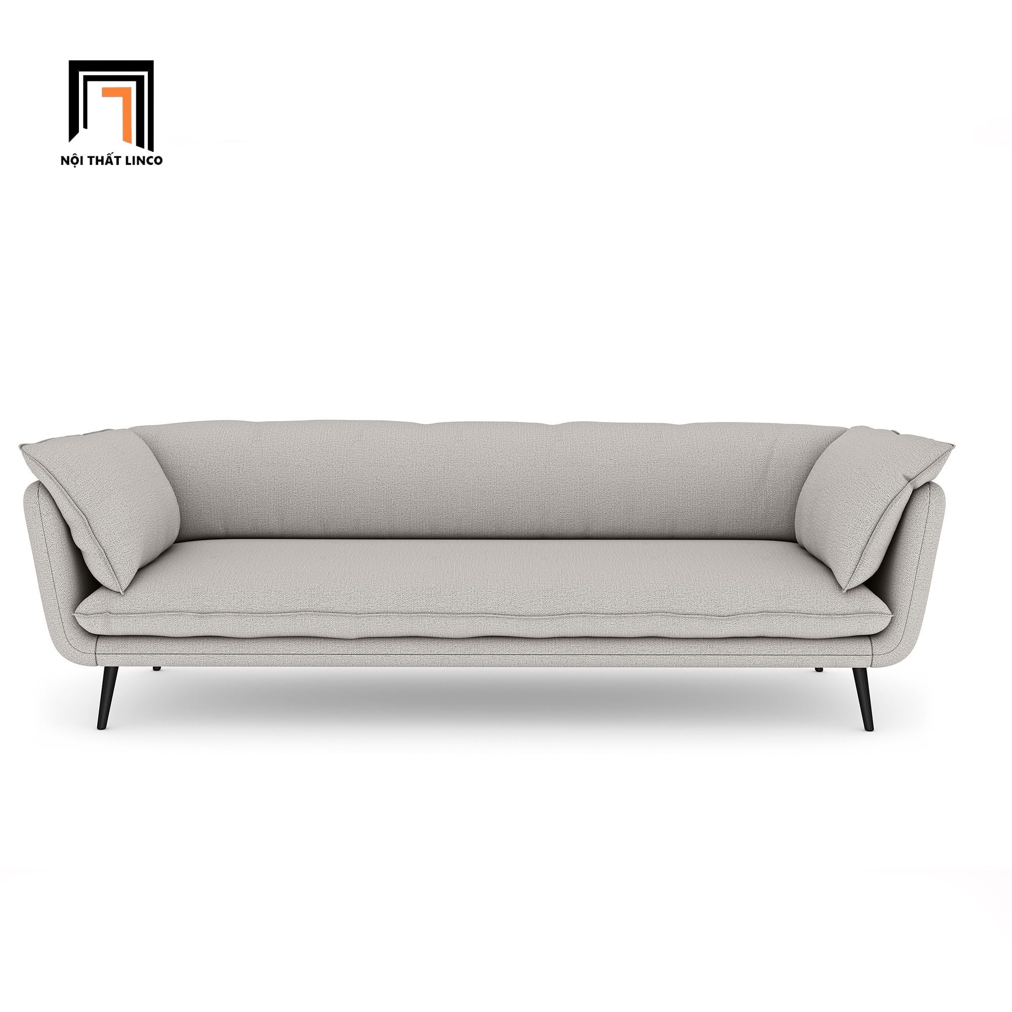 Ghế sofa băng cong dài 2m1 sang trọng BT125 Circa vải nhung