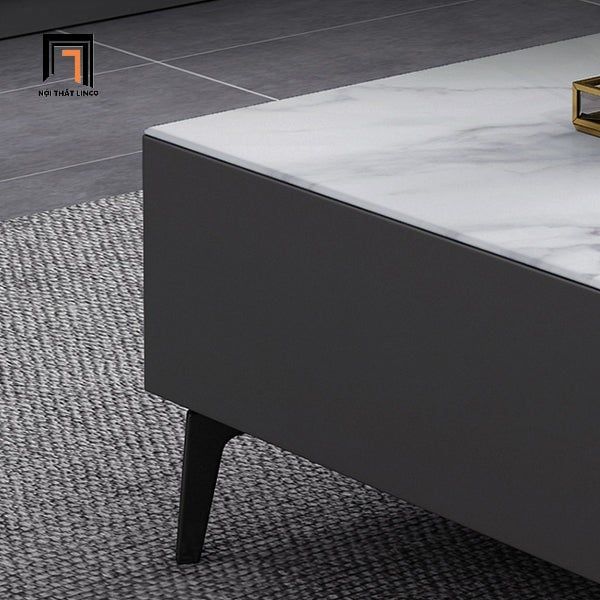 Bàn sofa phòng khách hình hộp BSF31 Tamy 1m đá vân mây