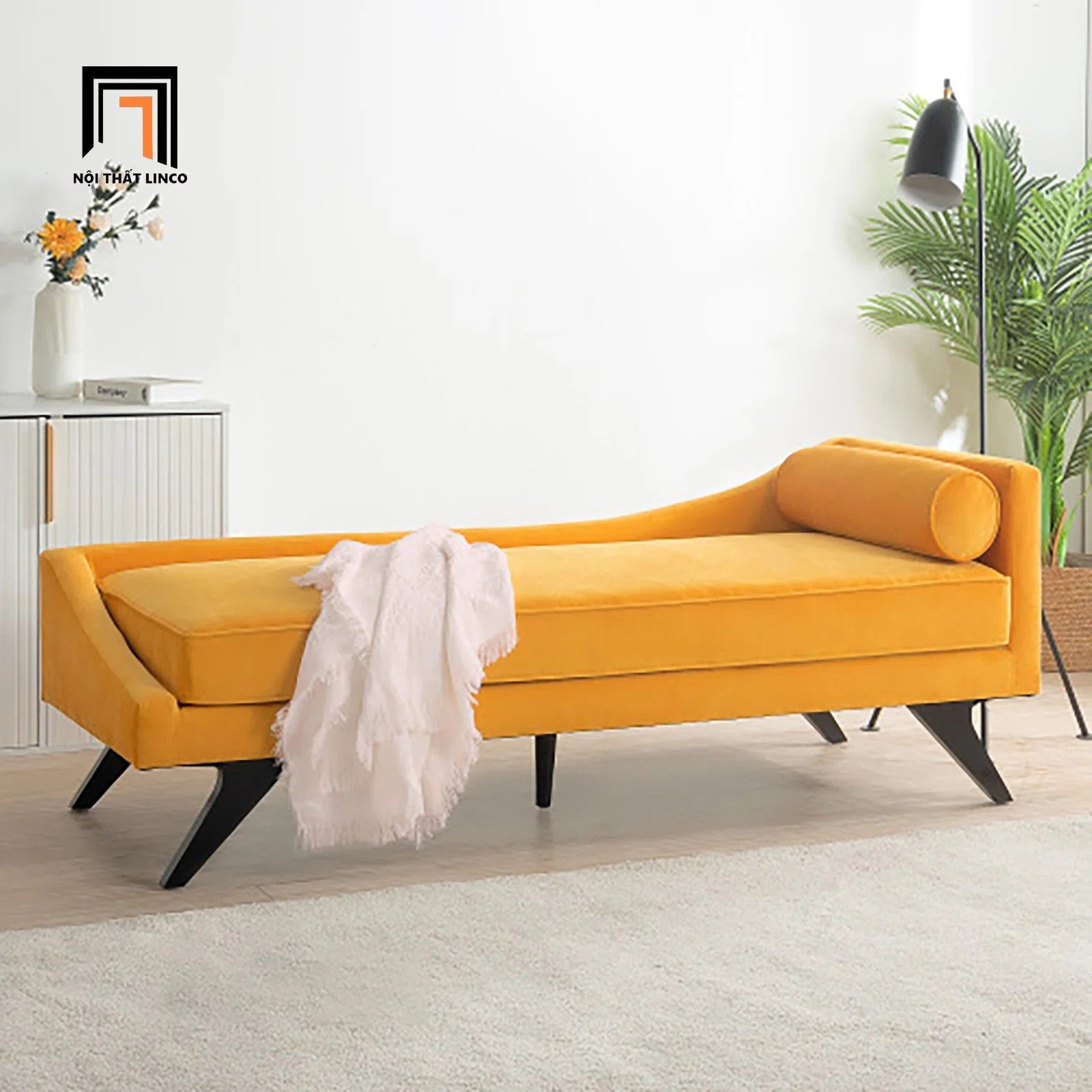 Ghế sofa văng giường thư giãn GB90 Modsun dài 1m9 cho shop tiệm