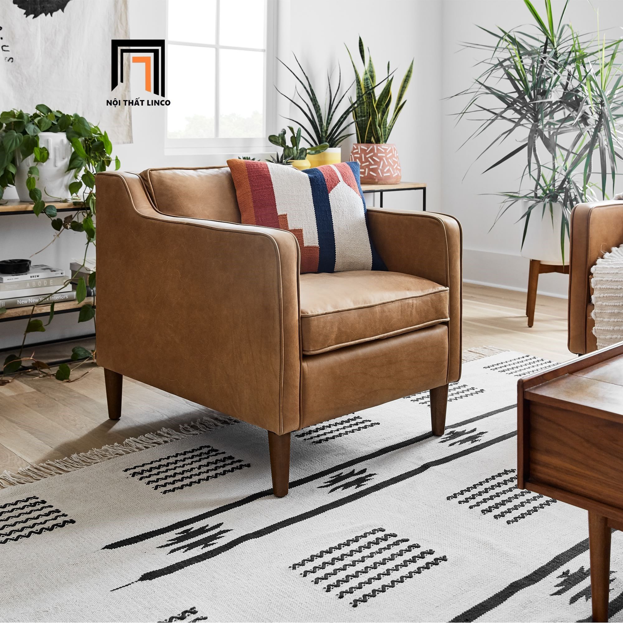 Ghế sofa đơn da công nghiệp DT19 Hamilton sang trọng