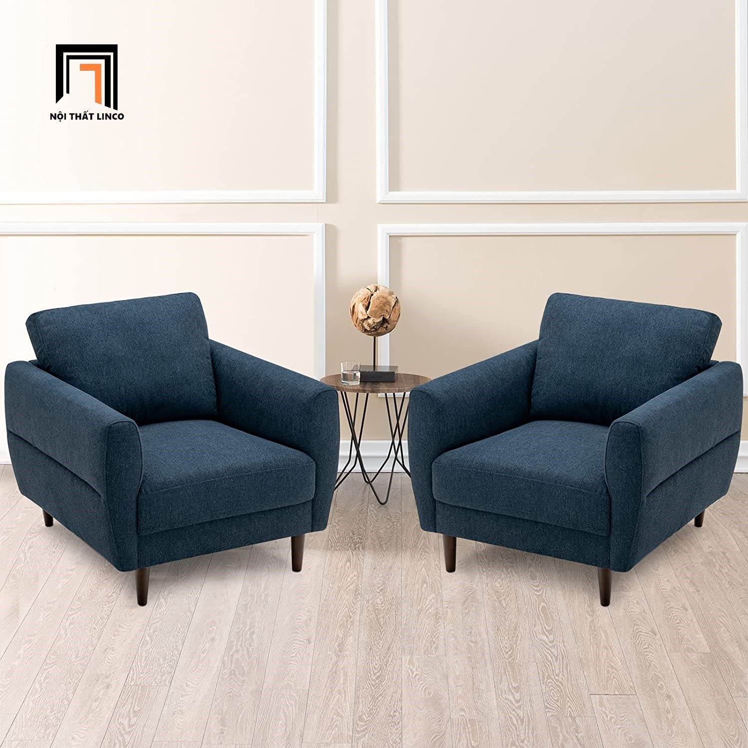 Ghế sofa đơn 1 nệm ngồi giá rẻ DT30 Beamo cho góc phòng ngủ