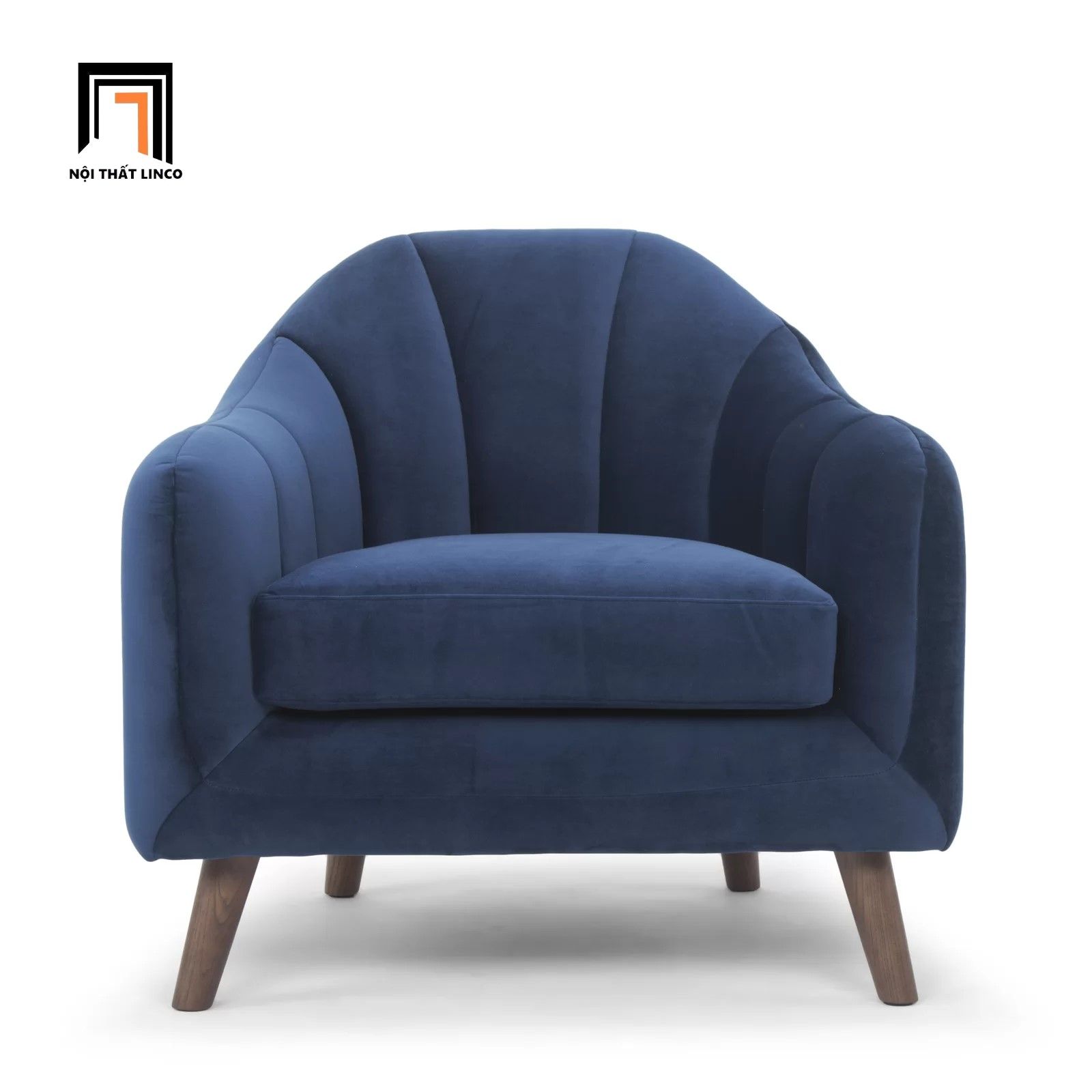 Ghế sofa đơn sang trọng DT39 Mistana cho gia đình vải nhung