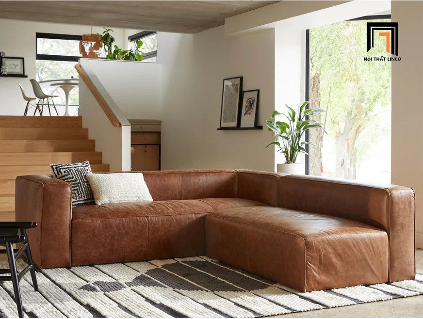 Ghế sofa góc da simili 2m x 2m GT12 Wilco sang trọng