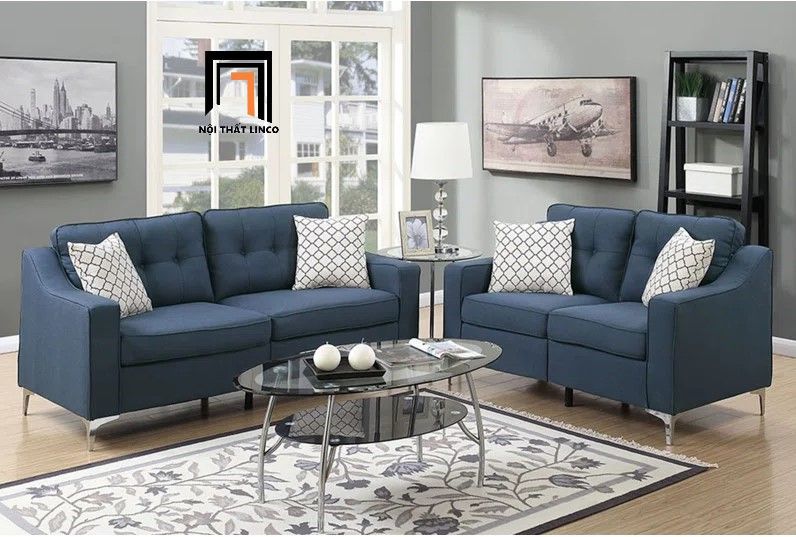 Bộ ghế sofa giá rẻ KT6 Leeville cho văn phòng làm việc
