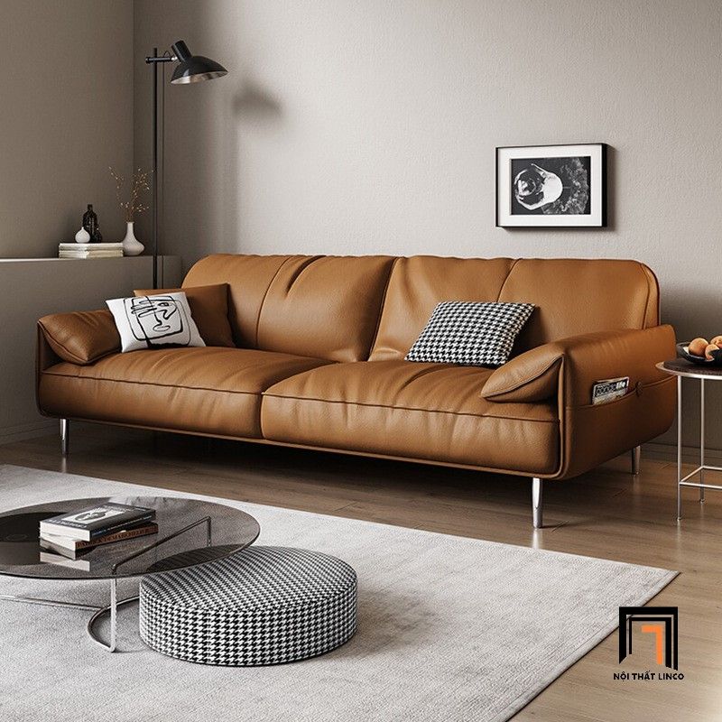 Ghế sofa băng da công nghiệp BT322 Alos 2m2 sang trọng