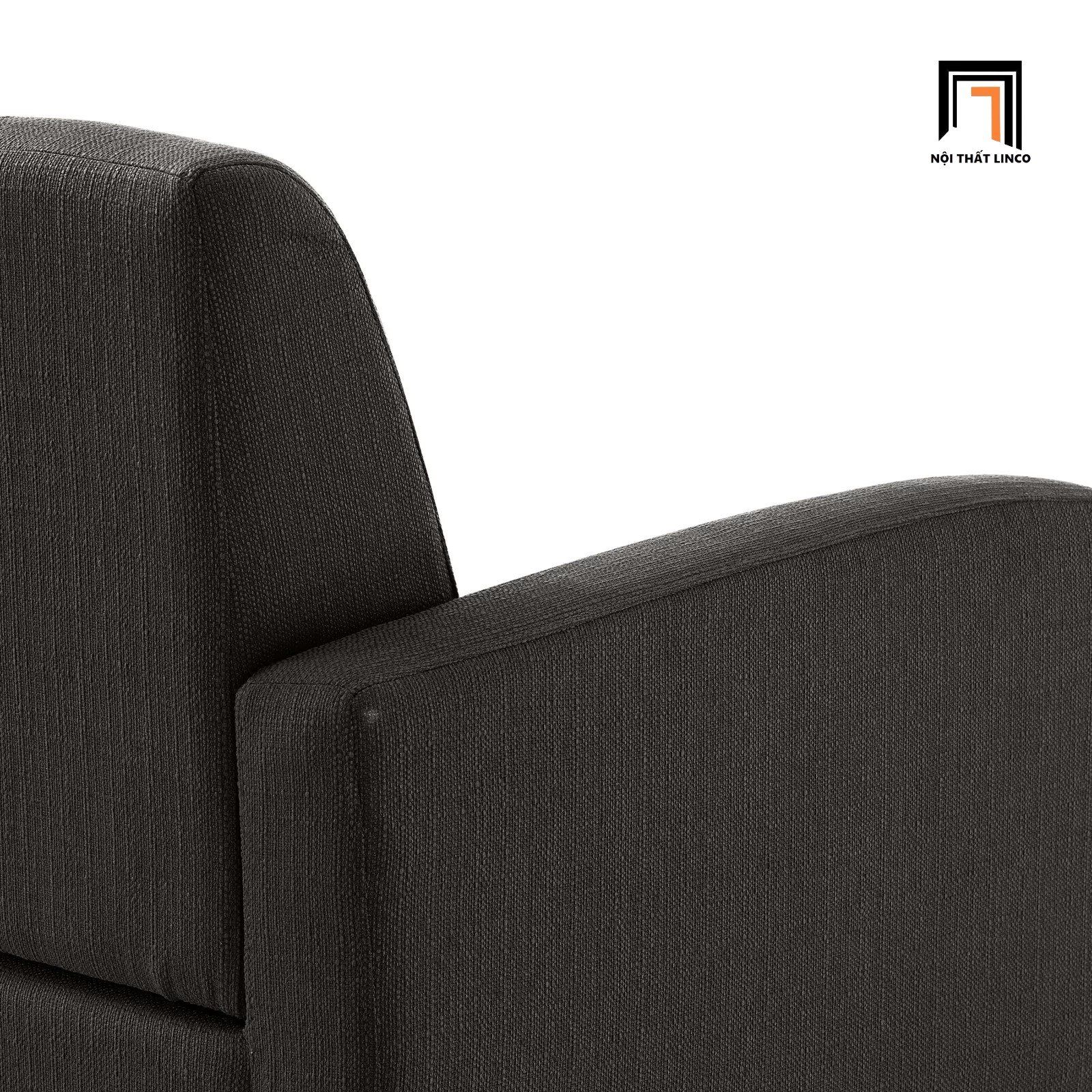 Ghế sofa băng chờ cho văn phòng BT223 Valeria 1m7 màu đen