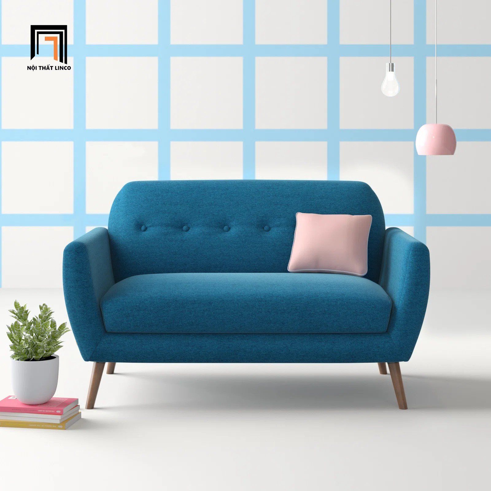Ghế sofa băng nhỏ gọn BT231 Cutshall dài 1m3 giá rẻ