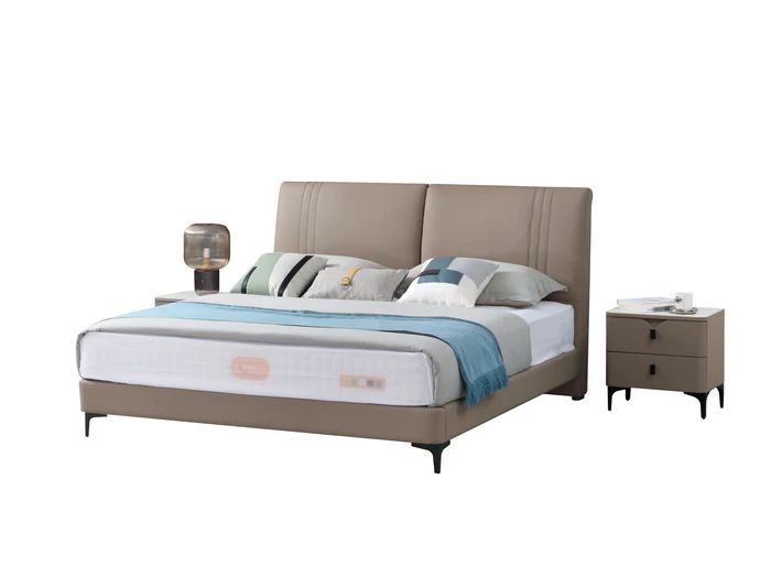 Giường ngủ da giả Pu cao cấp GN71 Talia cho gia đình nhỏ
