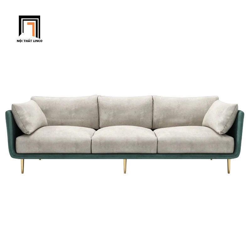 Ghế sofa băng bọc da công nghiệp BT66 Cornuda dài 2m15