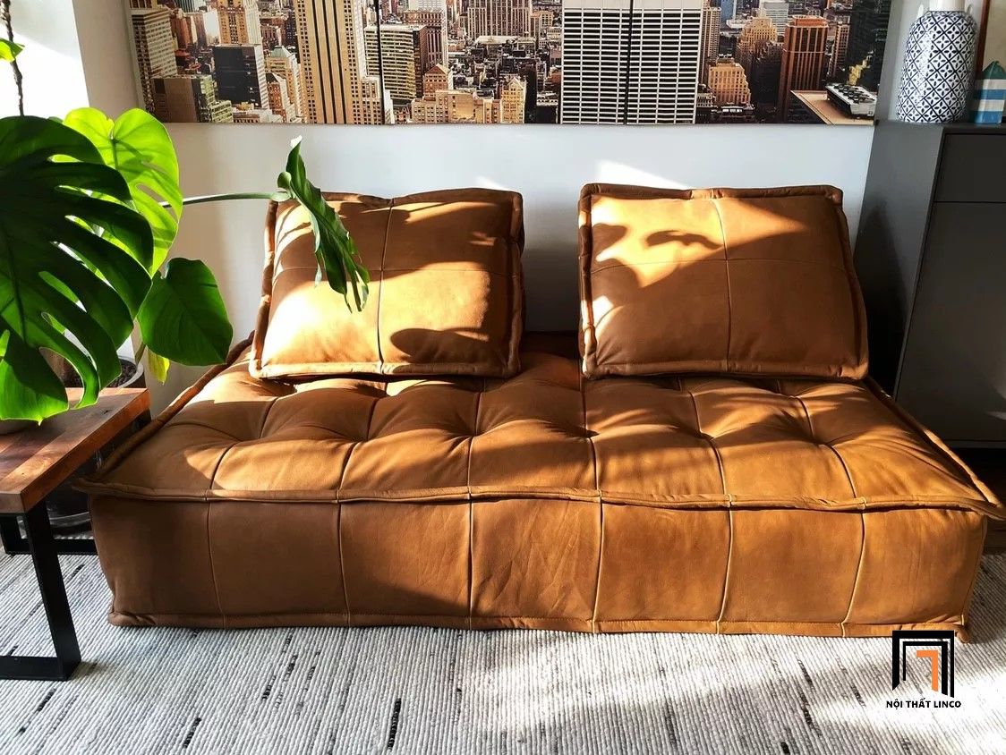 Bộ ghế sofa góc GT20 BTB nhiều khối hình vuông