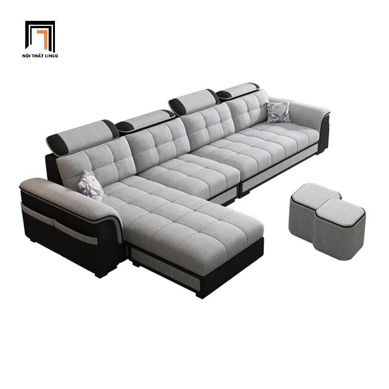 Bộ ghế sofa góc L cho phòng khách lớn GT153 Denison 3m2 x 1m7