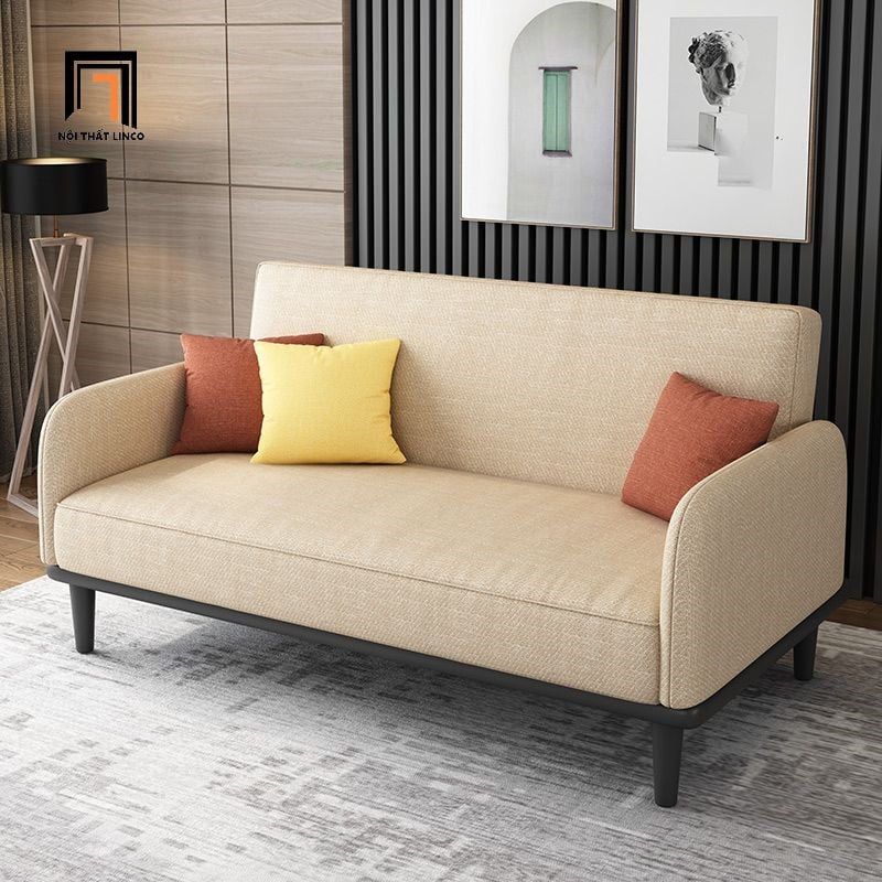 Ghế sofa bed giường nằm nhỏ GB64 Bowdon dài 1m6 màu carrot