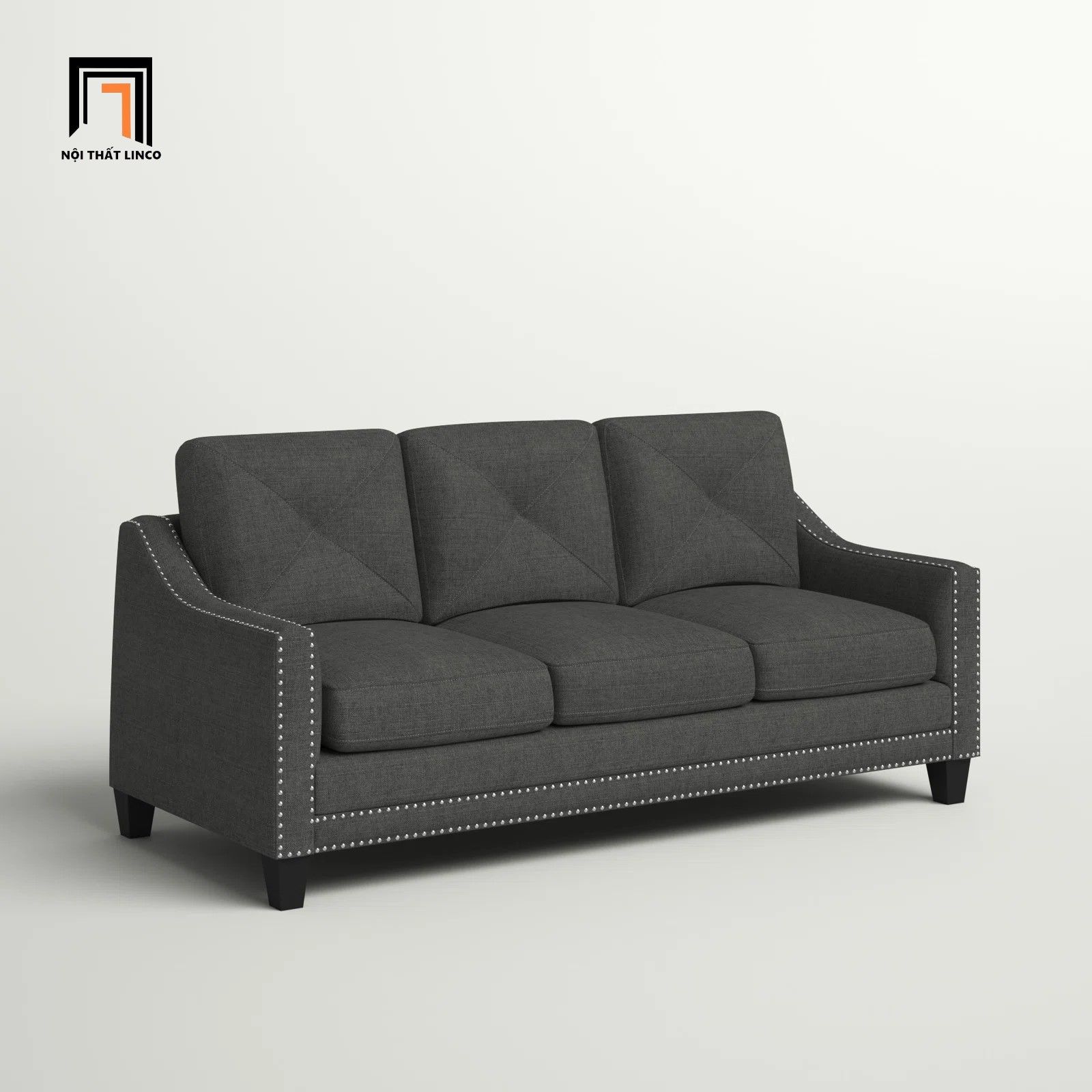 Ghế sofa băng gia đình sang trọng 2m BT166 Lugent 3 chỗ ngồi