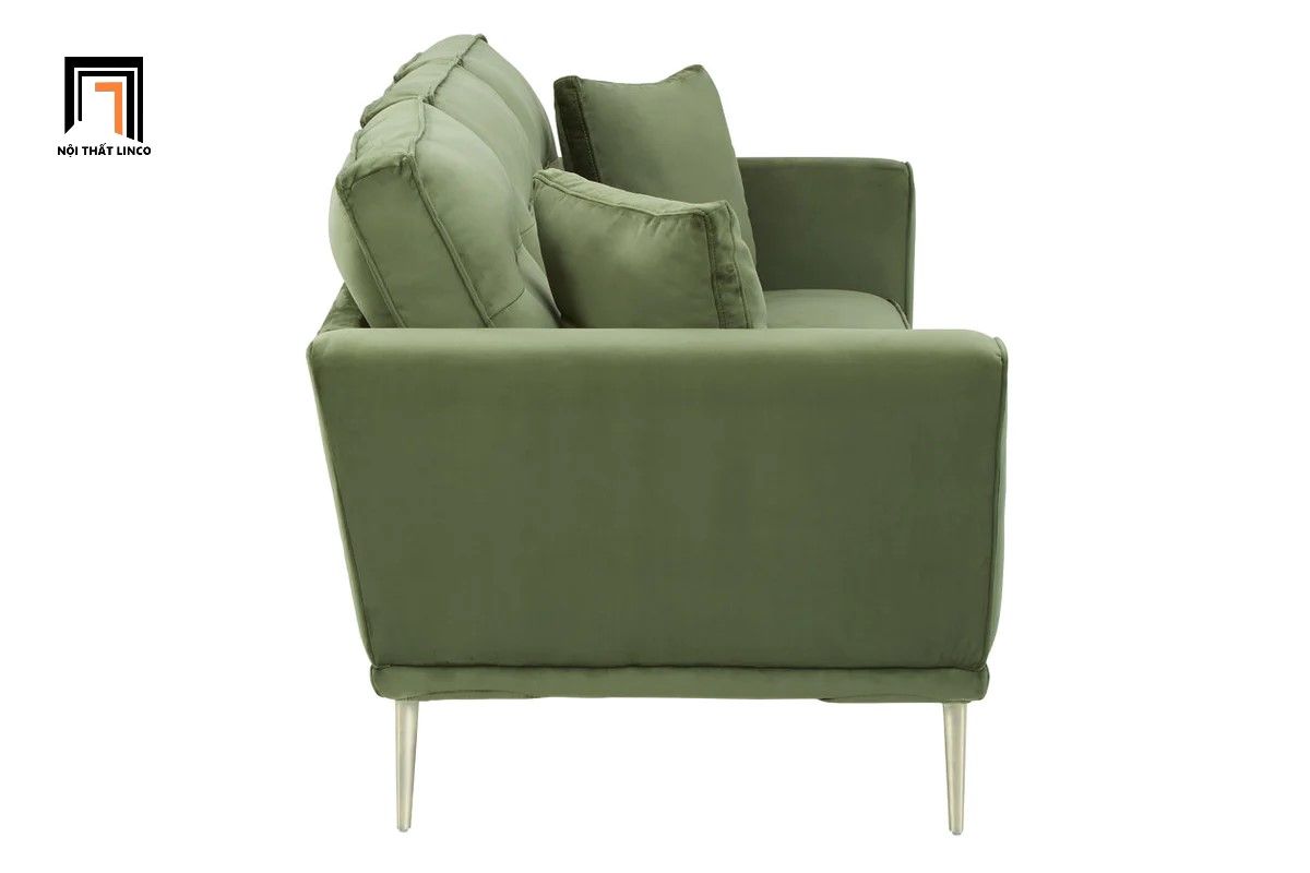 Ghế sofa băng 3 nệm ngồi BT115 dài 2m vải nhung giá rẻ