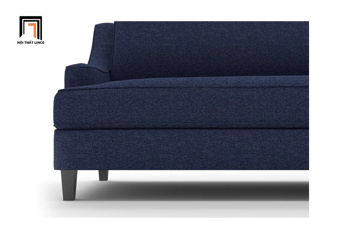Ghế sofa góc L GT9 Soto 2m4 x 1m6 màu xanh đen phong cách Âu Mỹ