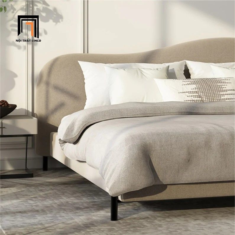 Giường ngủ dài 1m6 x 2m giá rẻ GN52 Jalyn cho chung cư đẹp