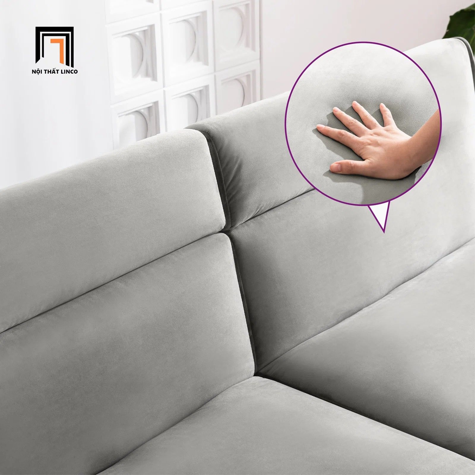 Sofa bed bật giường xinh xắn GB106 Brumbee dài 1m7 hiện đại