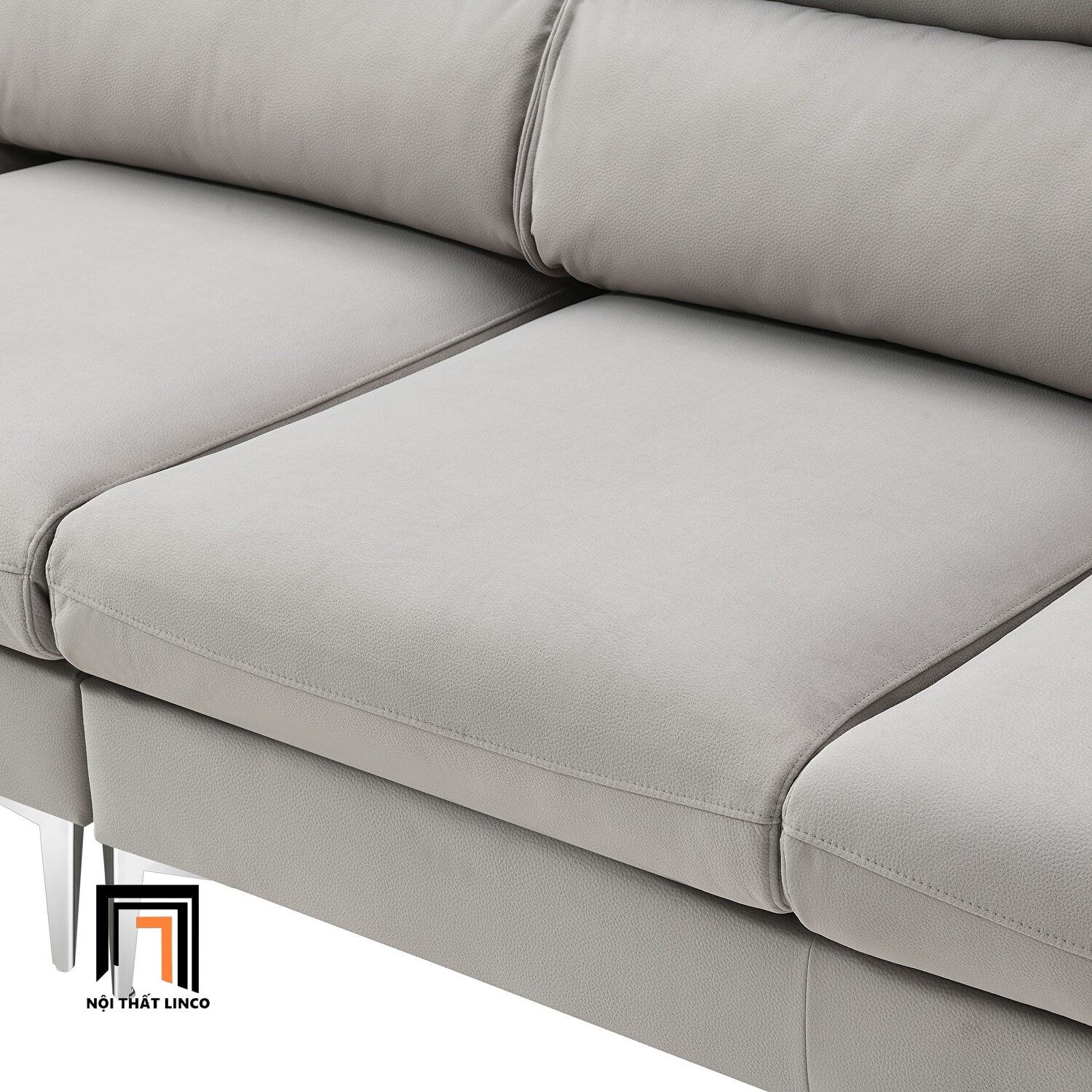 Bộ ghế sofa góc L hiện đại GT69 Dexima 2m8 x 1m6 da giả