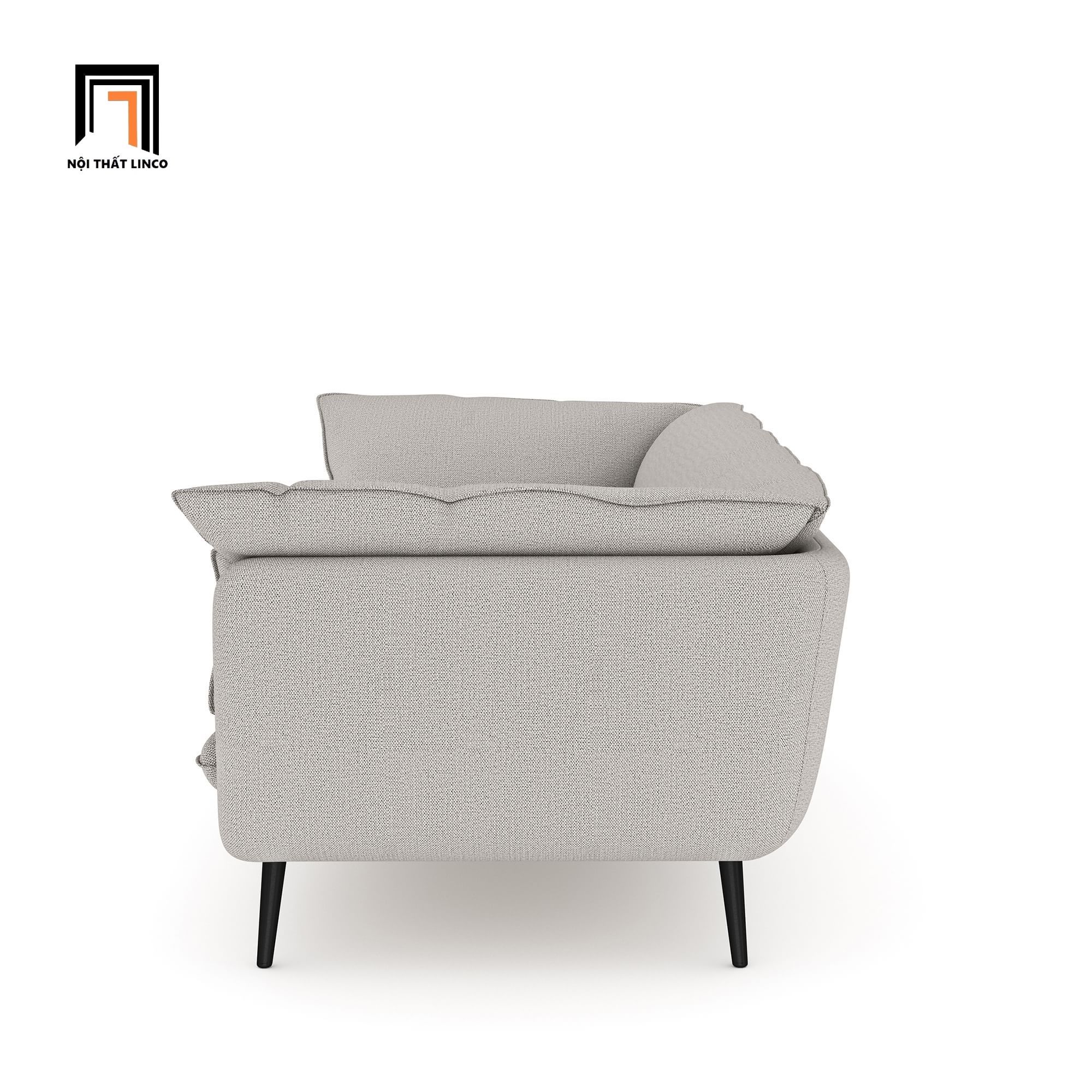 Ghế sofa băng cong dài 2m1 sang trọng BT125 Circa vải nhung