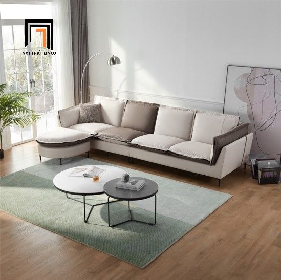 Bộ ghế sofa góc chữ L 3m2 x 1m6 GT36 Securing trẻ trung