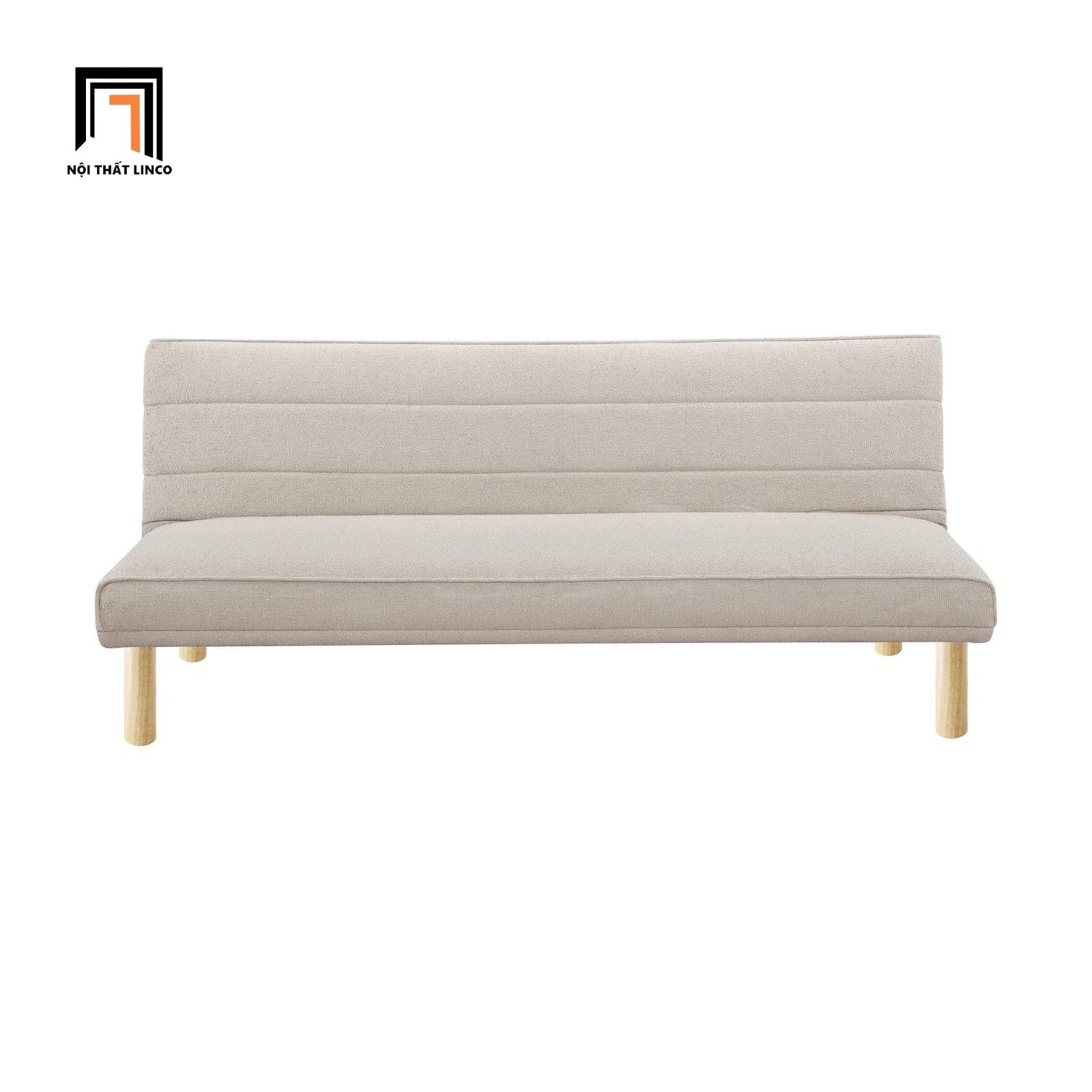 Ghế sofa giường đa năng giá rẻ GB54 Calabas 1m7 trắng kem vải nỉ
