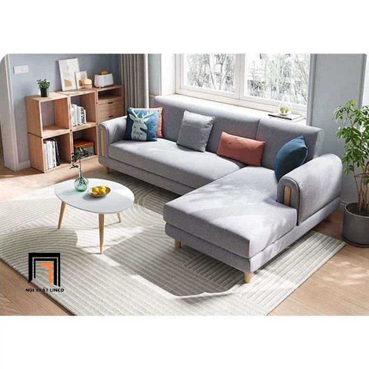Ghế sofa góc L chung cư GT254 Joblin 2m3 x 1m6 giá rẻ đẹp