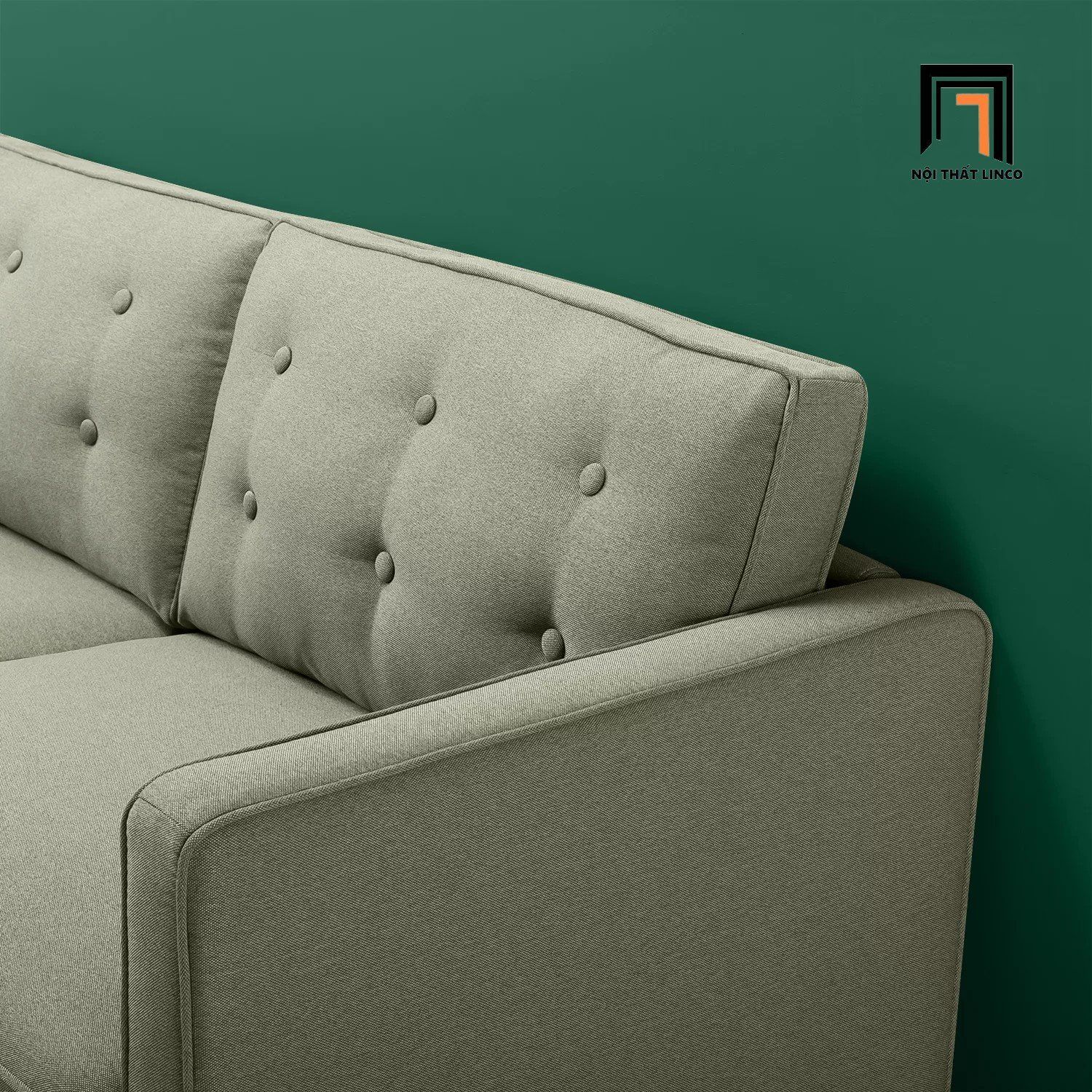 Ghế sofa băng dài 1m8 giá rẻ BT230 Asale vải nỉ nhung