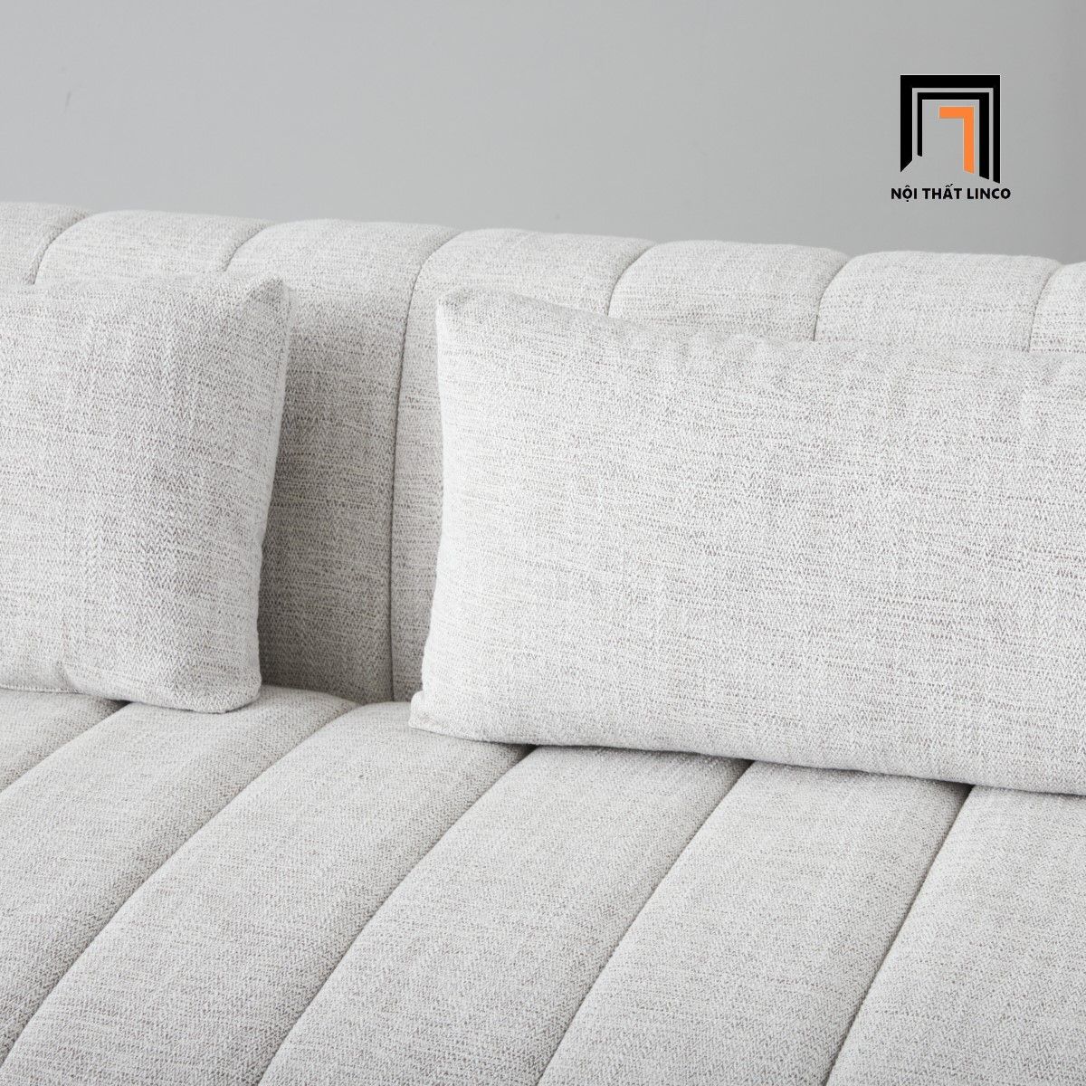 Ghế sofa băng đẹp BT56 Storm dài 2m màu trắng kem sang trọng