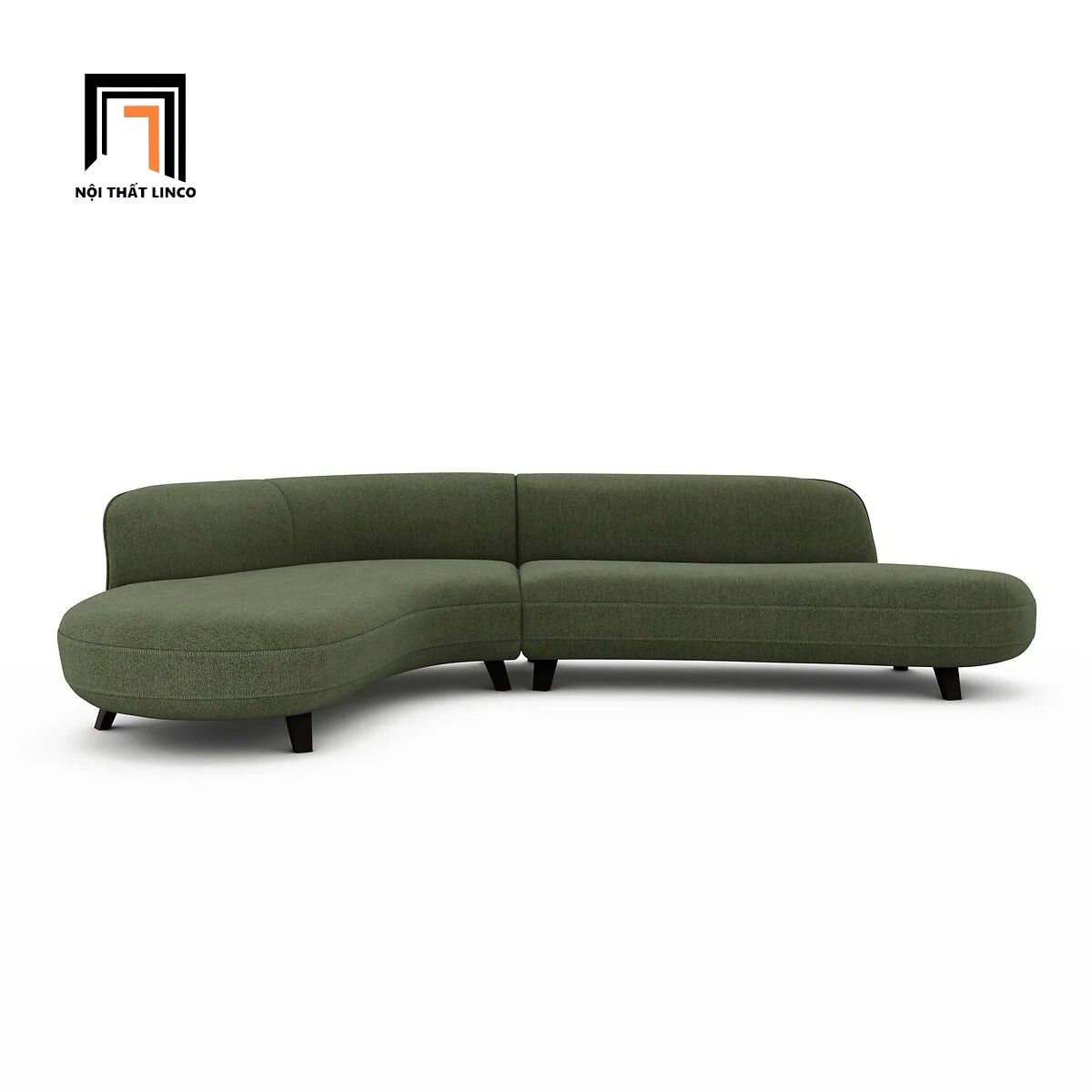 Bộ ghế sofa góc chữ L GT59 Hoek 2m8 x 1m8 cho không gian lớn