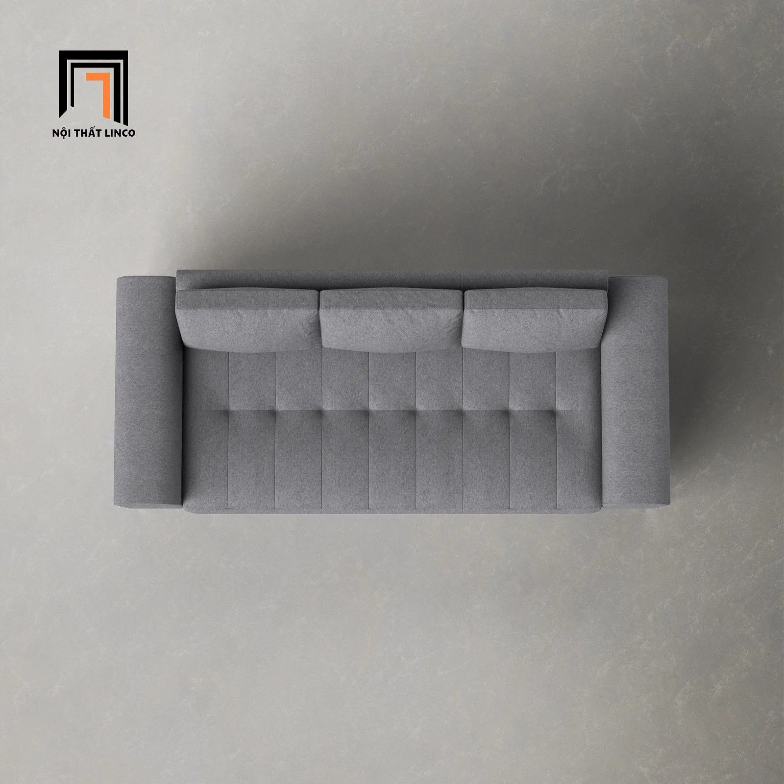 Ghế sofa văng dài BT39 Glenn thư giãn dài 2m xám ghi