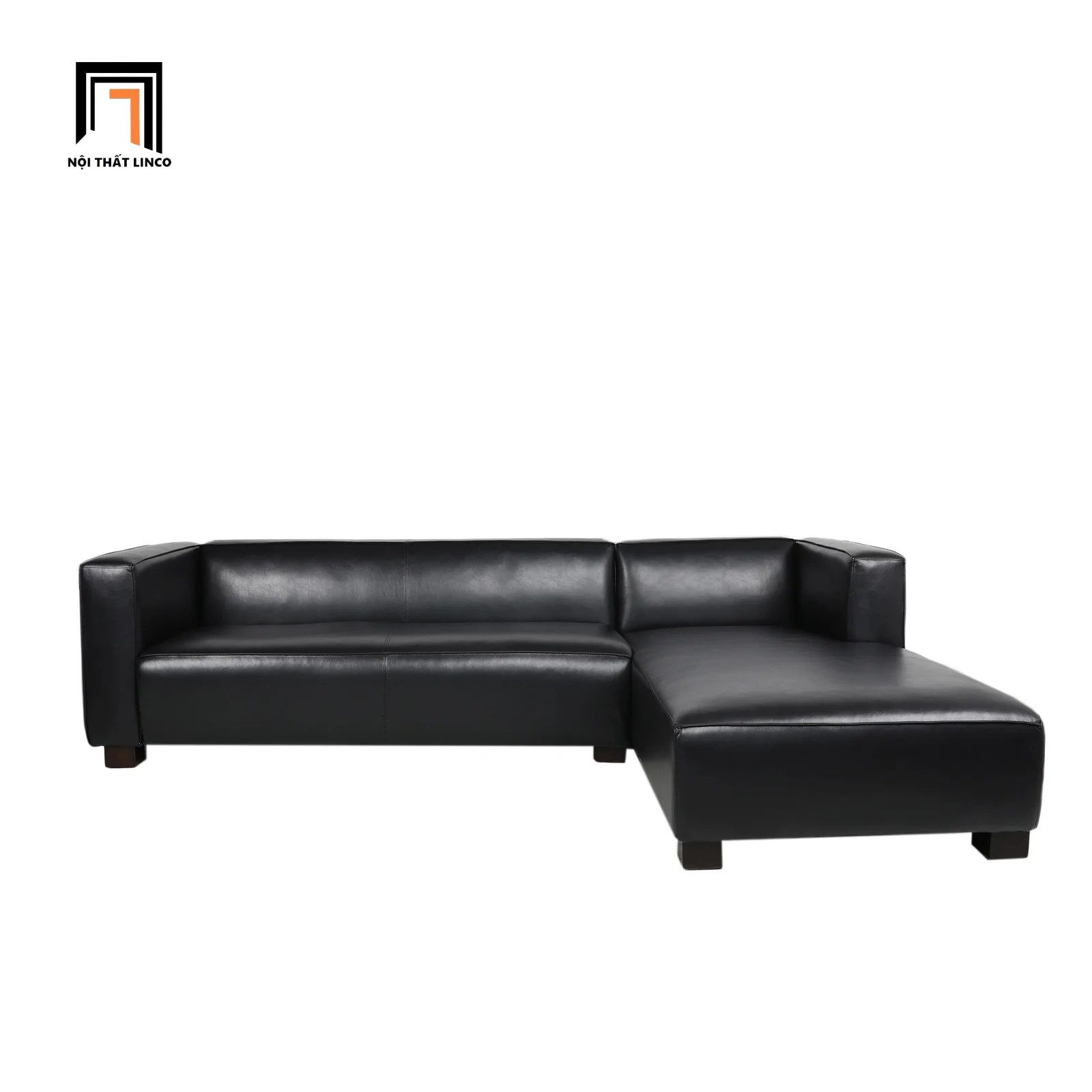 Ghế sofa góc chữ L da Pu GT214 Goyette 2m4 x 1m6 cho căn hộ