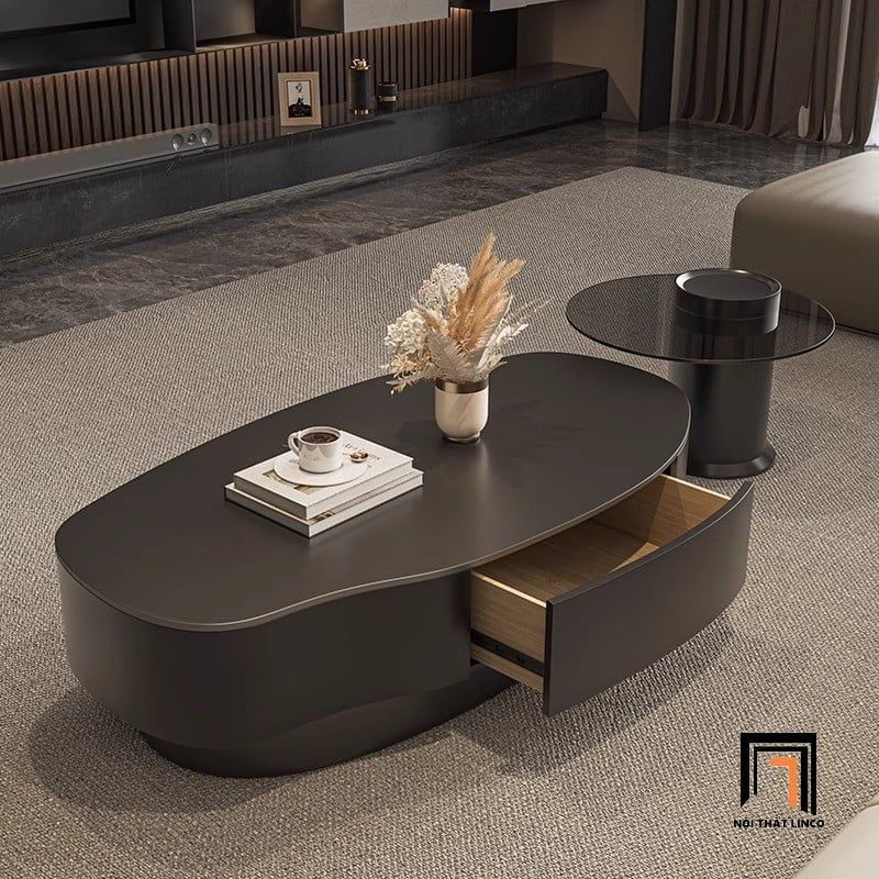 Bàn sofa kiểu cong sang trọng BSF71 Orante 1m2 x 60 mặt đá