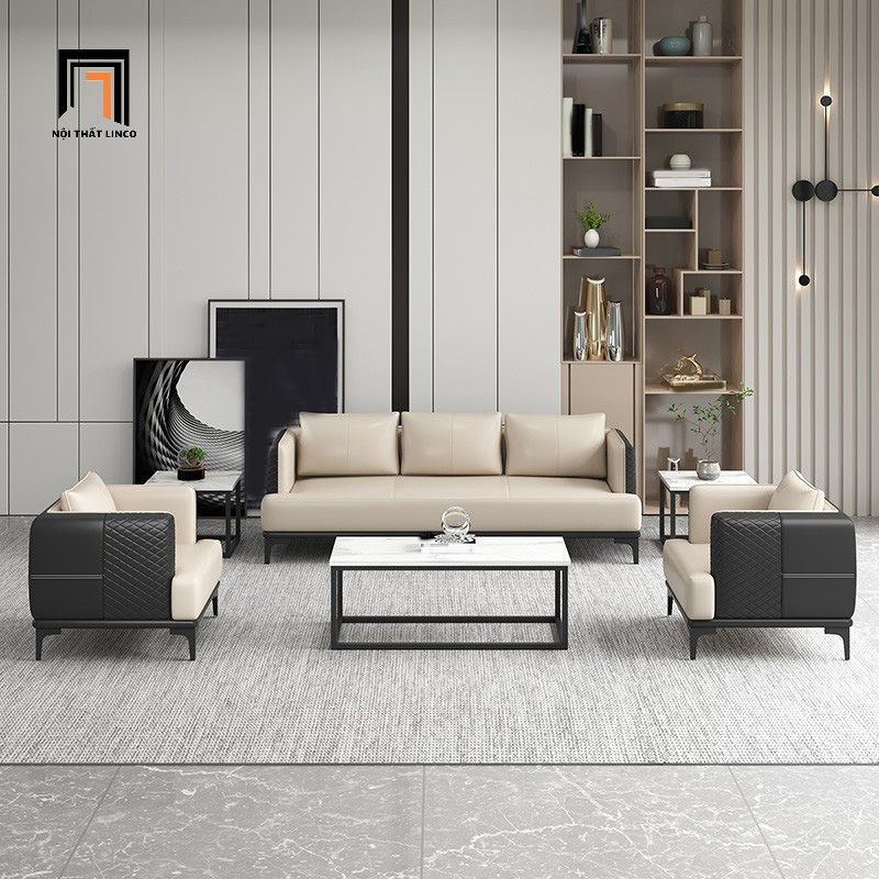 Bộ ghế sofa văn phòng làm việc KT73 Chieti da công nghiệp