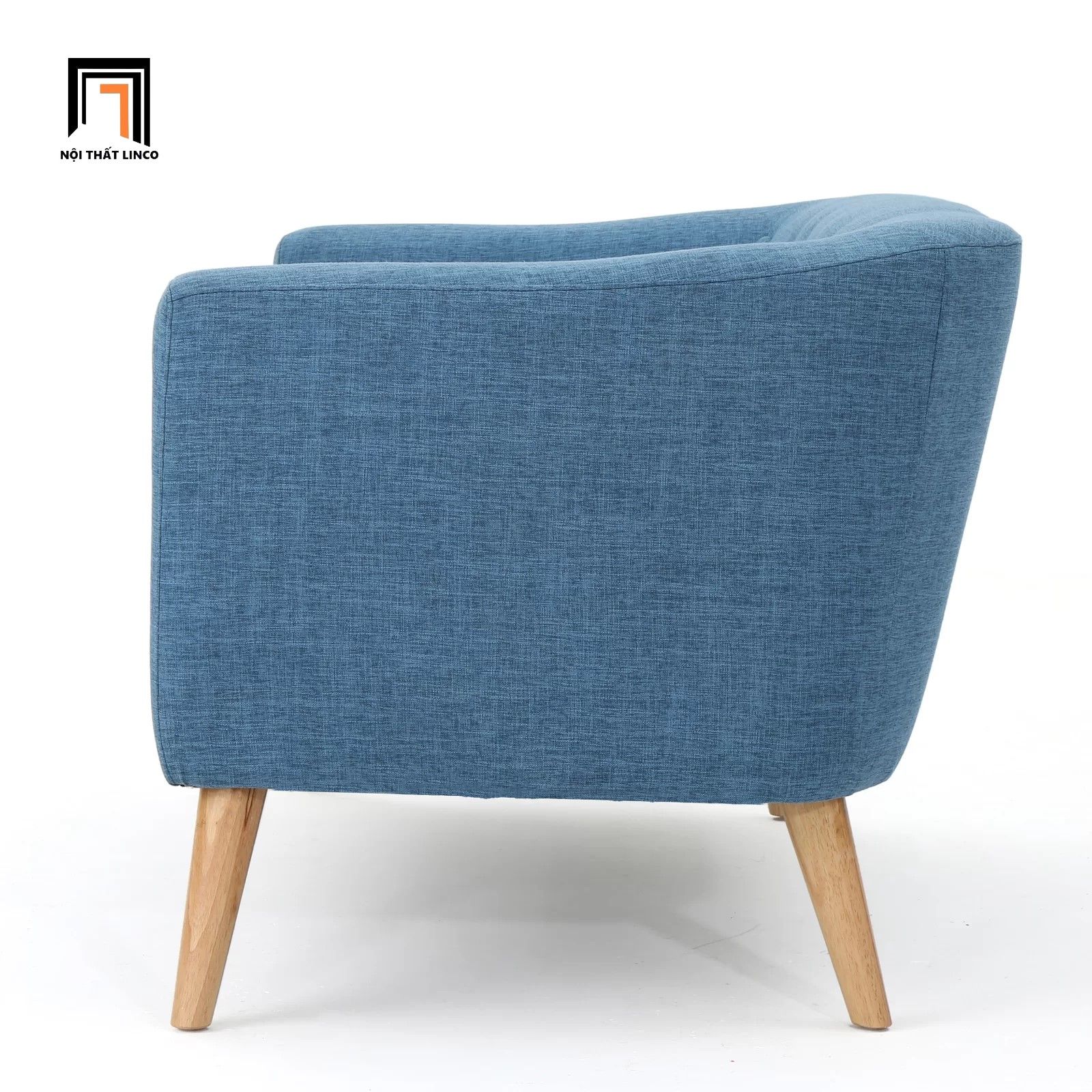 Ghế sofa băng cho phòng trọ màu cam BT208 Decato dài 1m2 giá rẻ