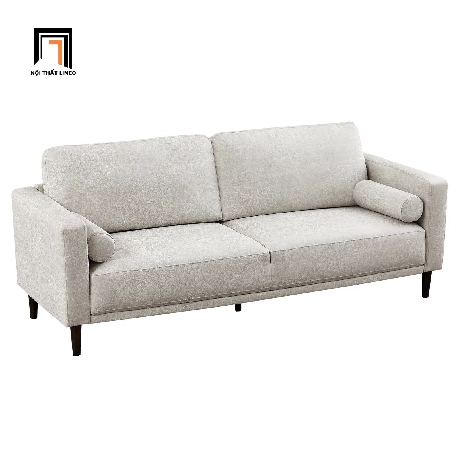 Ghế sofa băng da công nghiệp BT237 Bunow 1m9 xám ghi