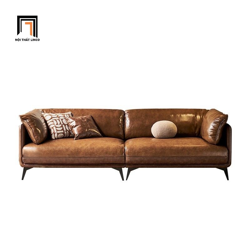 Bộ ghế sofa phòng khách cao cấp KT154 Natuco bọc da giả đẹp