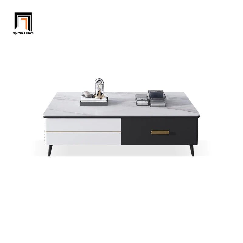 Bàn sofa chữ nhật 1m x 50 mặt đá sang trọng BSF46 Lamoa