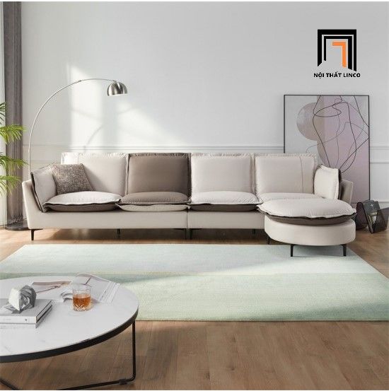 Bộ ghế sofa góc chữ L 3m2 x 1m6 GT36 Securing trẻ trung