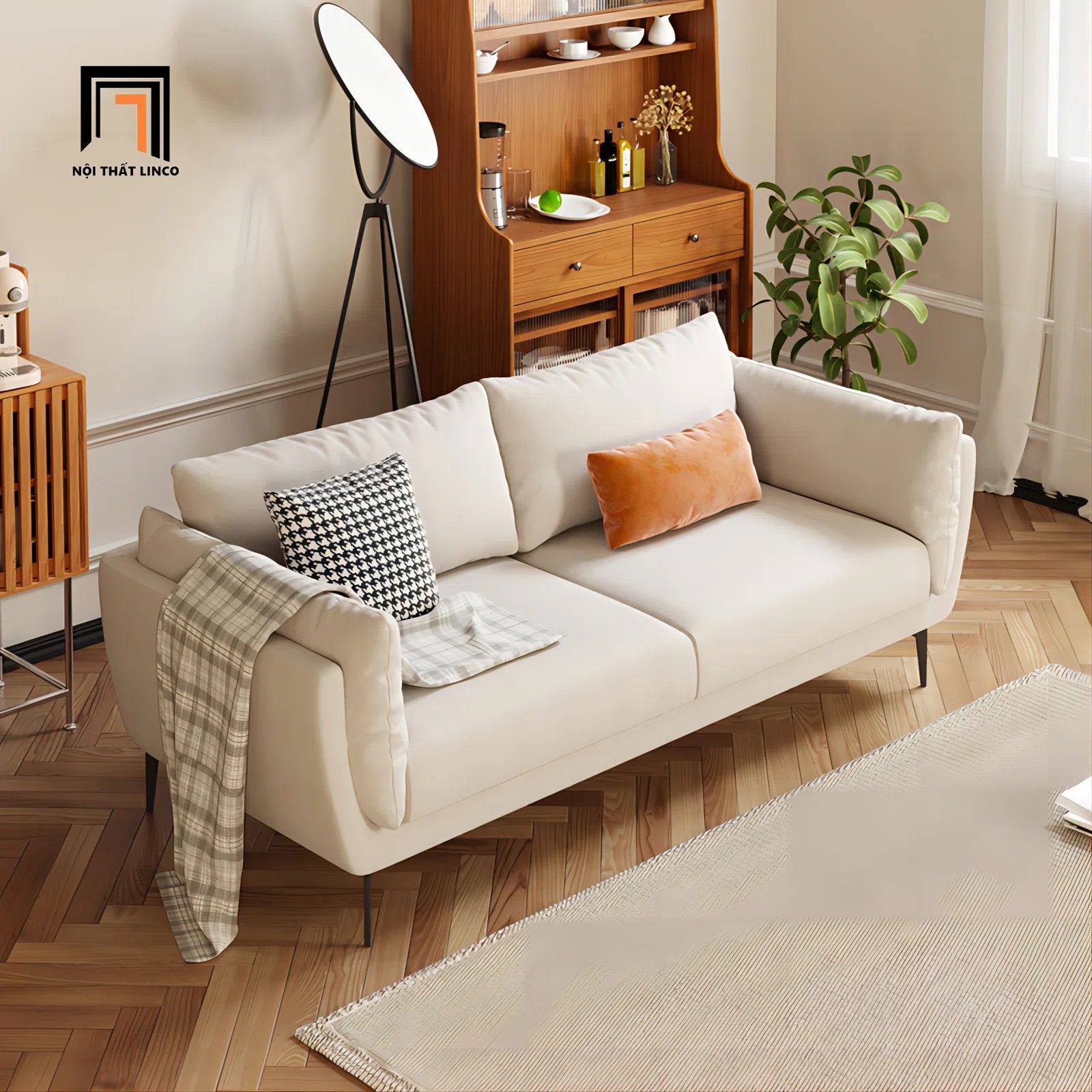 Ghế sofa băng dài 2m hiện đại BT100 Corrido cho chung cư