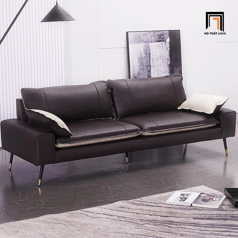 Ghế sofa văng hiện đại BT153 Faux 2m2 cho chung cư hiện đại