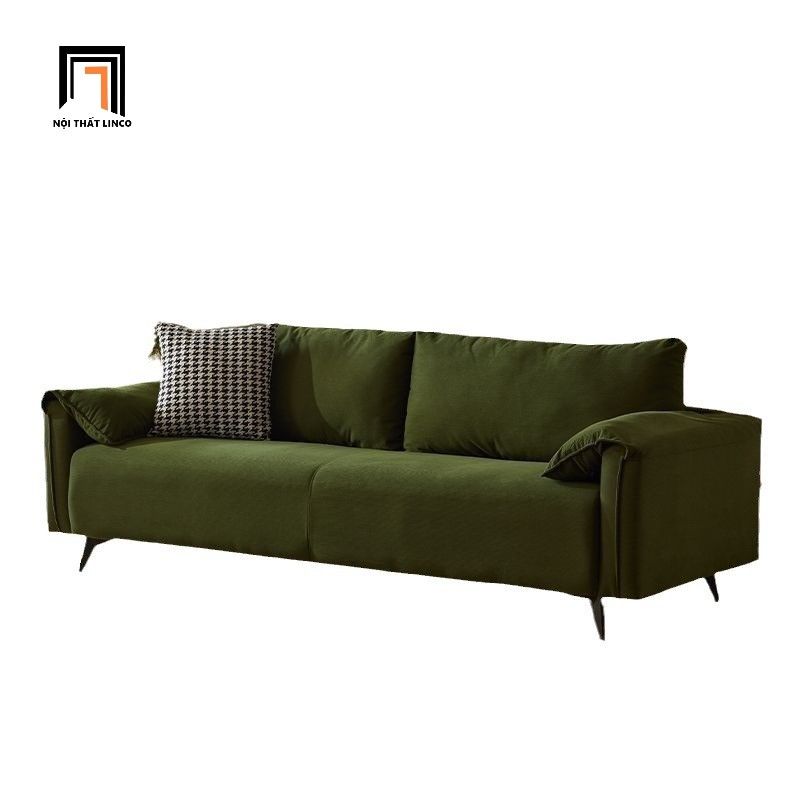 Combo 2 ghế sofa da Pu bóng màu đen KT152 Napita sang trọng