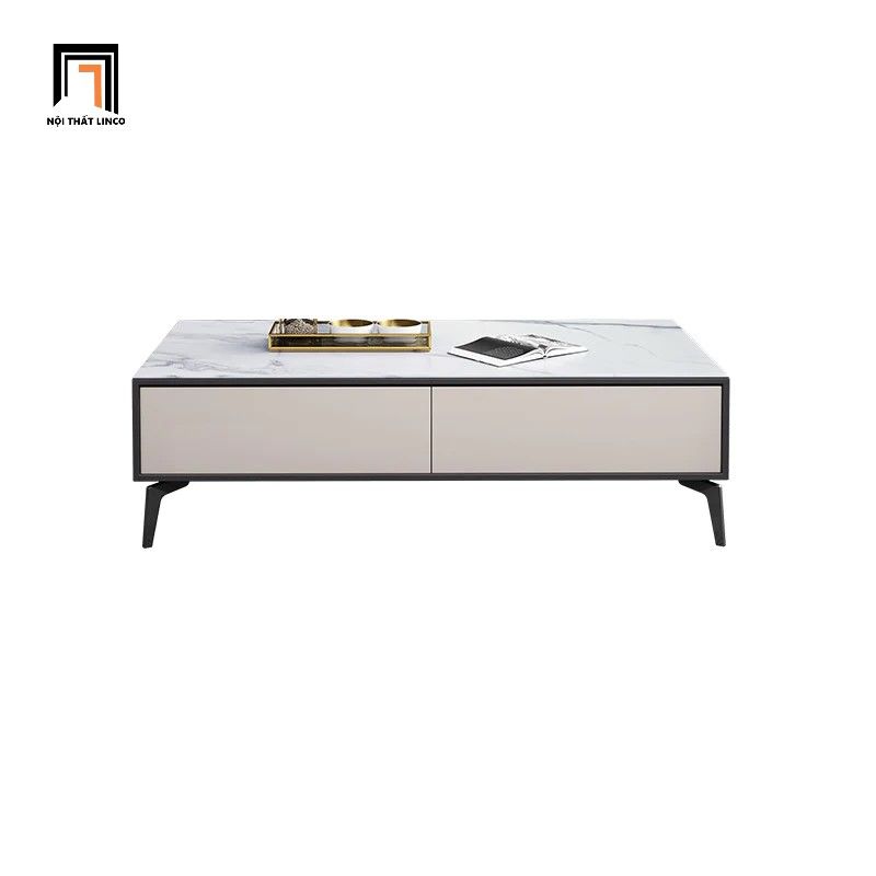 Bàn sofa phòng khách hình hộp BSF31 Tamy 1m đá vân mây